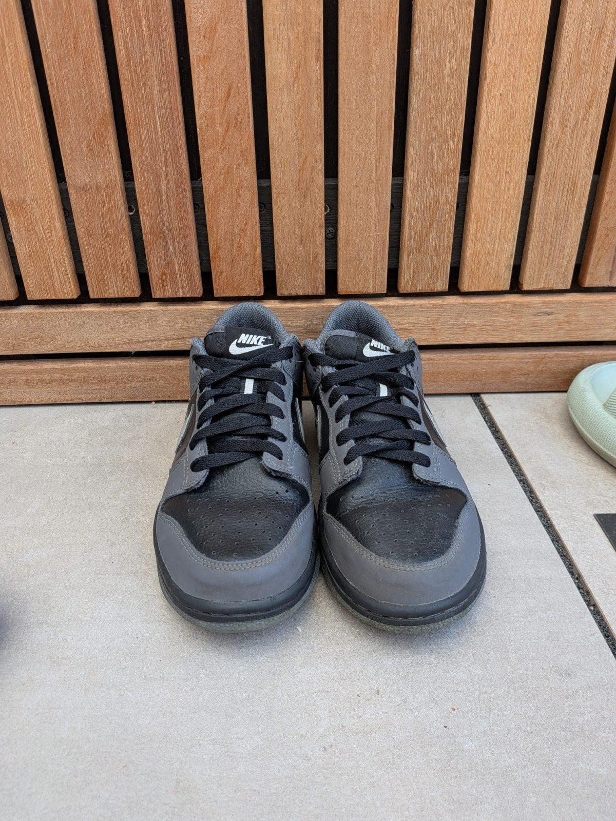 Nike Dunk Low - Grijs/Zwart - Maat 40, Kleding | Heren, Zwart, Nike, Ophalen of Verzenden, Sneakers of Gympen