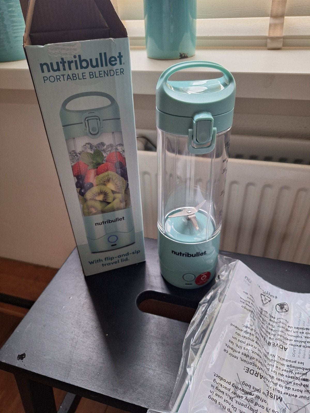 Nutribullet Portable Blender - Nieuw in doos, Witgoed en Apparatuur, Blenders, Ophalen of Verzenden, Zo goed als nieuw, Blender