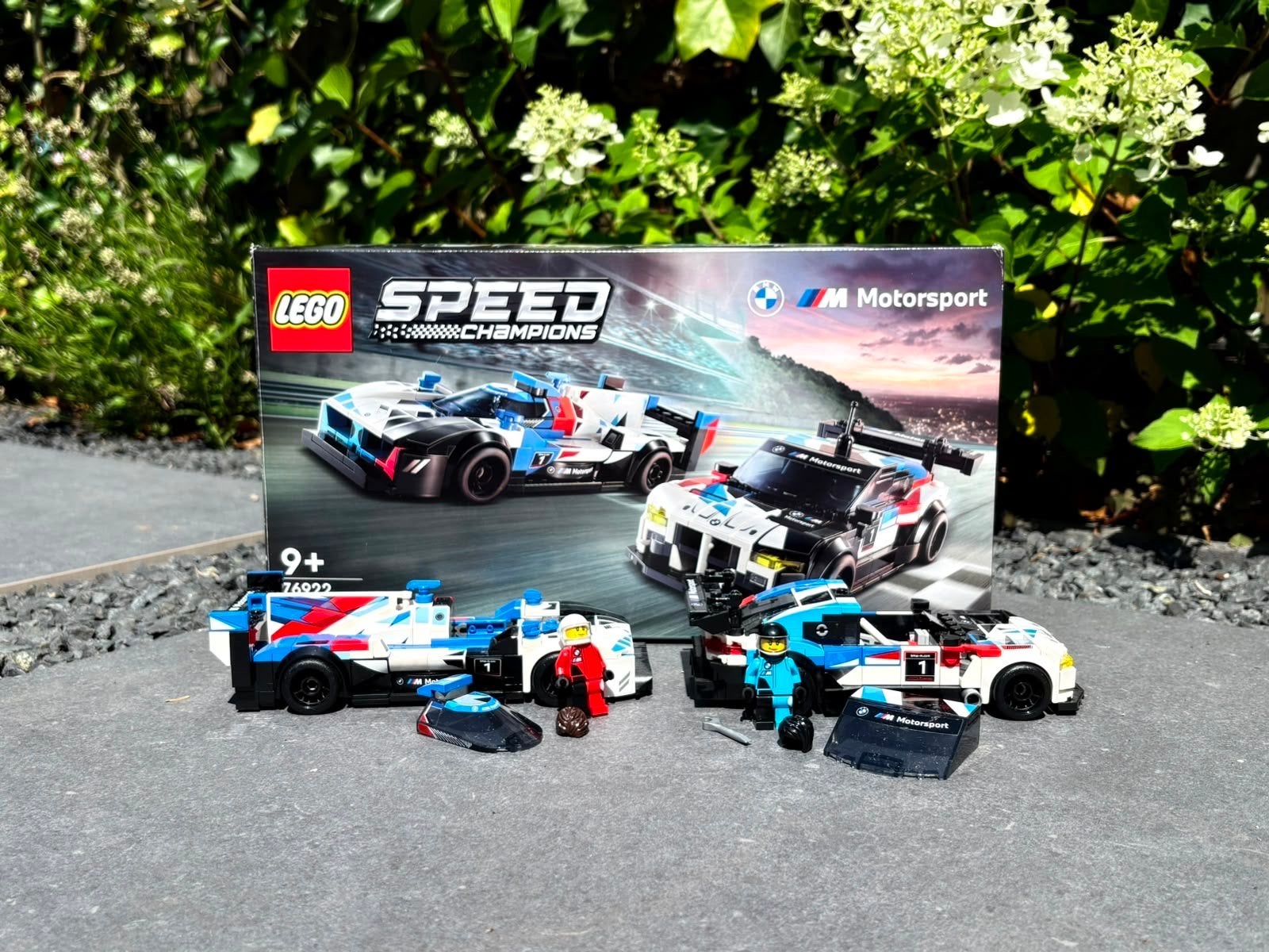LEGO Speed Champions 76922 BMW M4 GT3 & BMW M Hybrid V8, Lego, Zo goed als nieuw, Compleet, Complete set