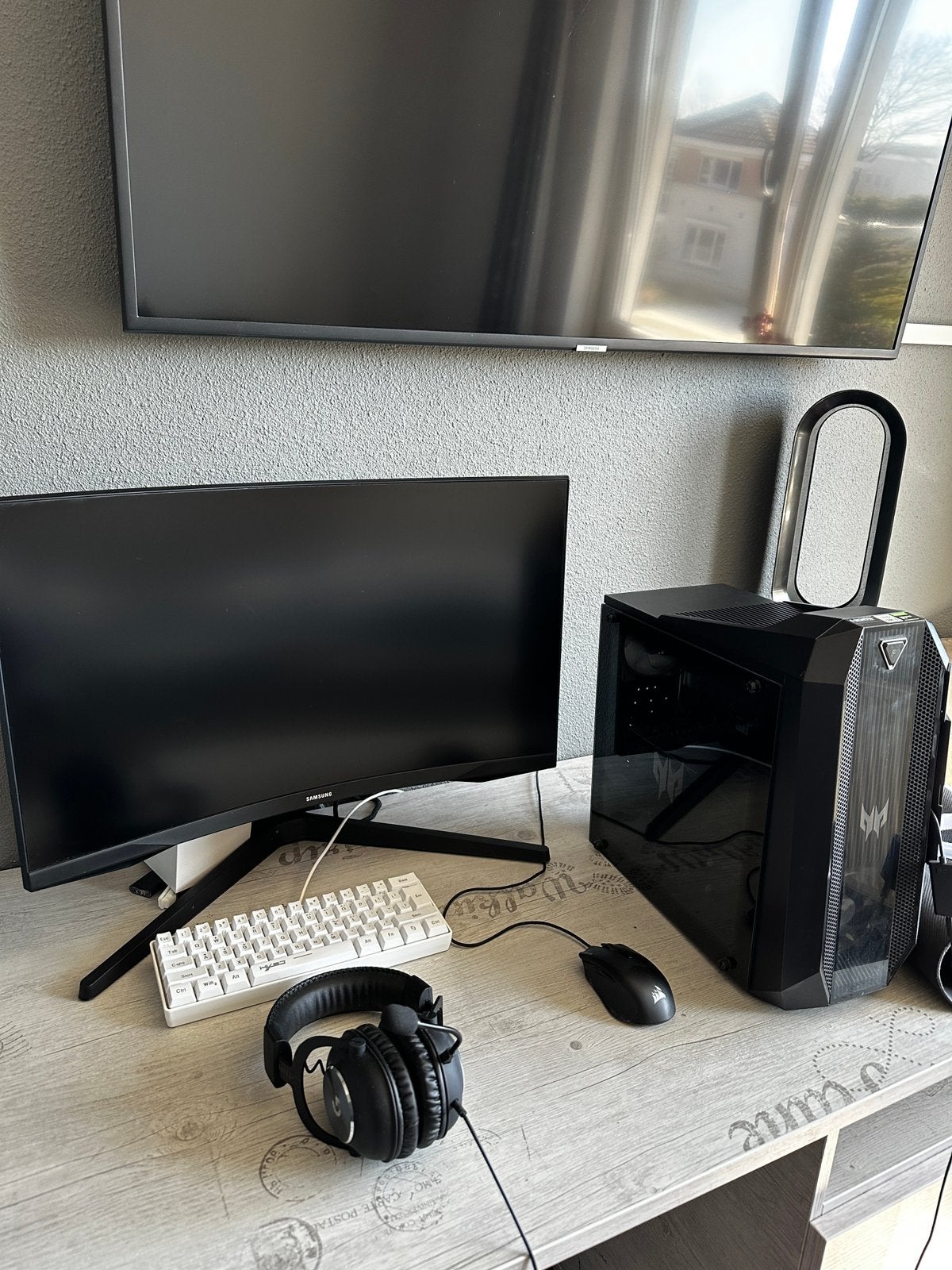 Complete gaming PC Setup | Alles ook los te koop | Computer, Computers en Software, Desktop Pc's, Met monitor, Virtual Reality