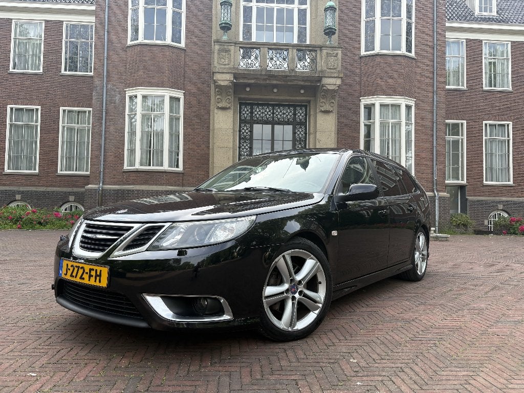 Saab 9-3 SportCombi Aero 2.8 V6 Turbo LPG Automaat (2010) , Elektrische stoelverstelling, Beige, Beige, Leder