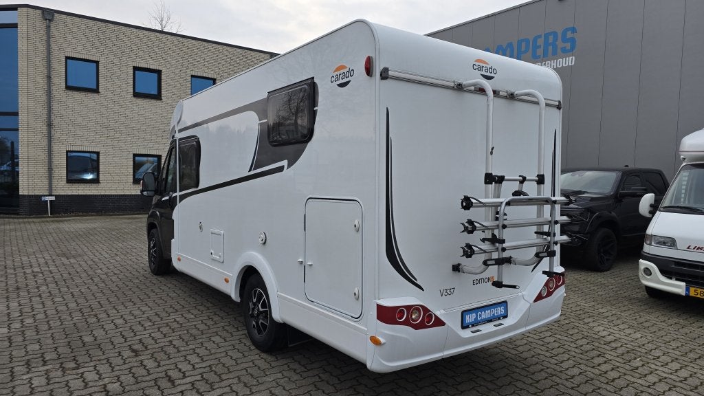 Carado V337 Edition 15 met lengte bedden (bj 2022), Luifel, 6 tot 7 meter, Bedrijf, Tot en met 3
