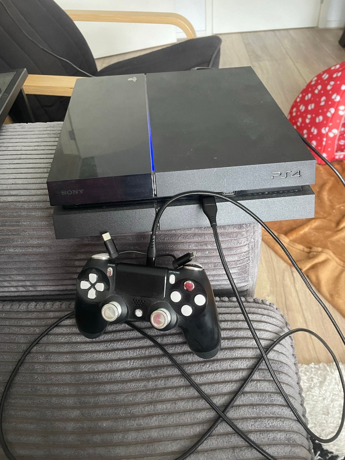 PlayStation 4 (PS4) met controller en 7games, Ophalen, Met 1 controller, Original, 500 GB