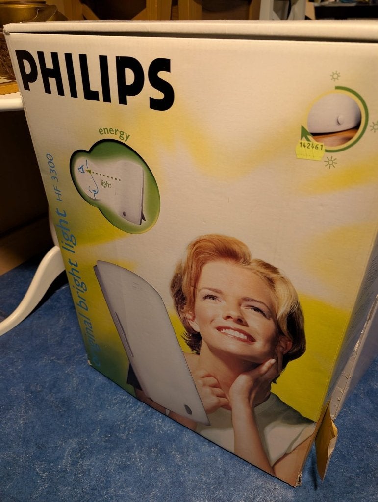 Philips HF3300 daglicht lamp lichttherapie, Ophalen, Zo goed als nieuw, Overige typen