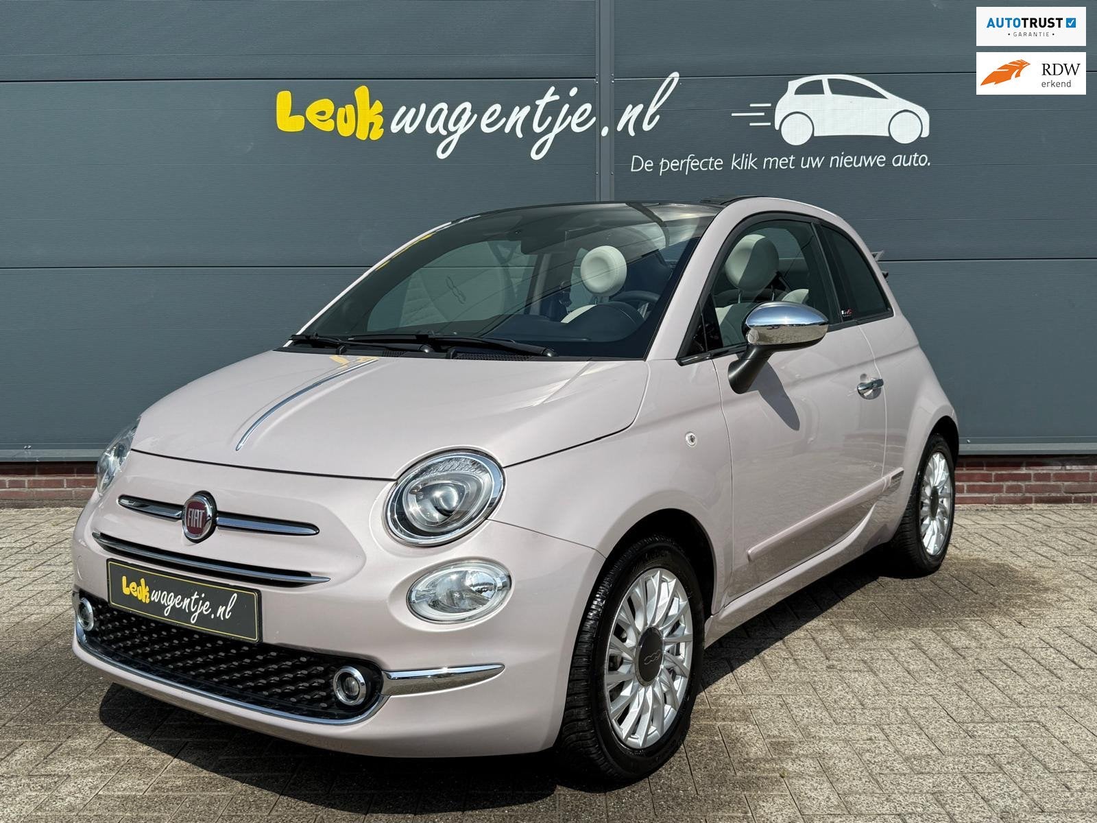 Fiat 500 C 0.9 TwinAir Turbo Star Cabrio *navi *ecc *cruise, Auto's, Fiat, 86 pk, Gebruikt, Zwart, Overige kleuren