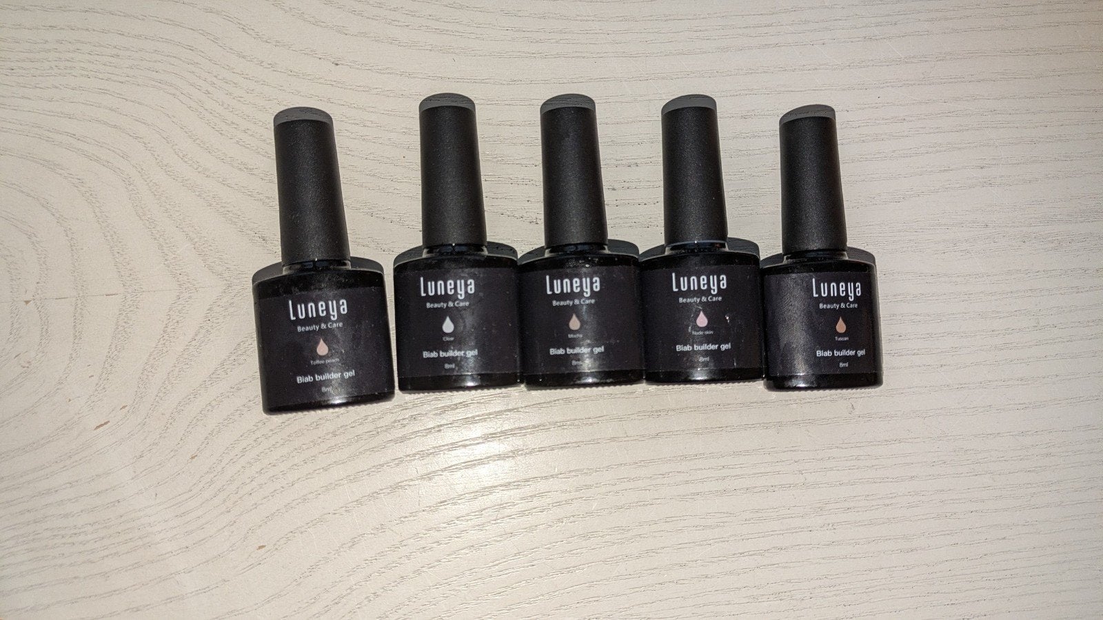 Luneya Builder Gel - Set van 5, Overige kleuren, Nieuw, Ophalen of Verzenden, Handen en Nagels