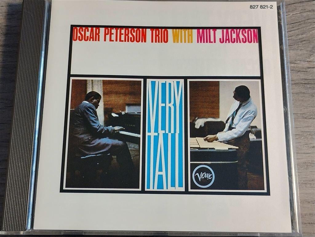 The Oscar Peterson Trio With Milt Jackson ‎– Very Tall, Ophalen of Verzenden, 1960 tot 1980, Zo goed als nieuw, Jazz