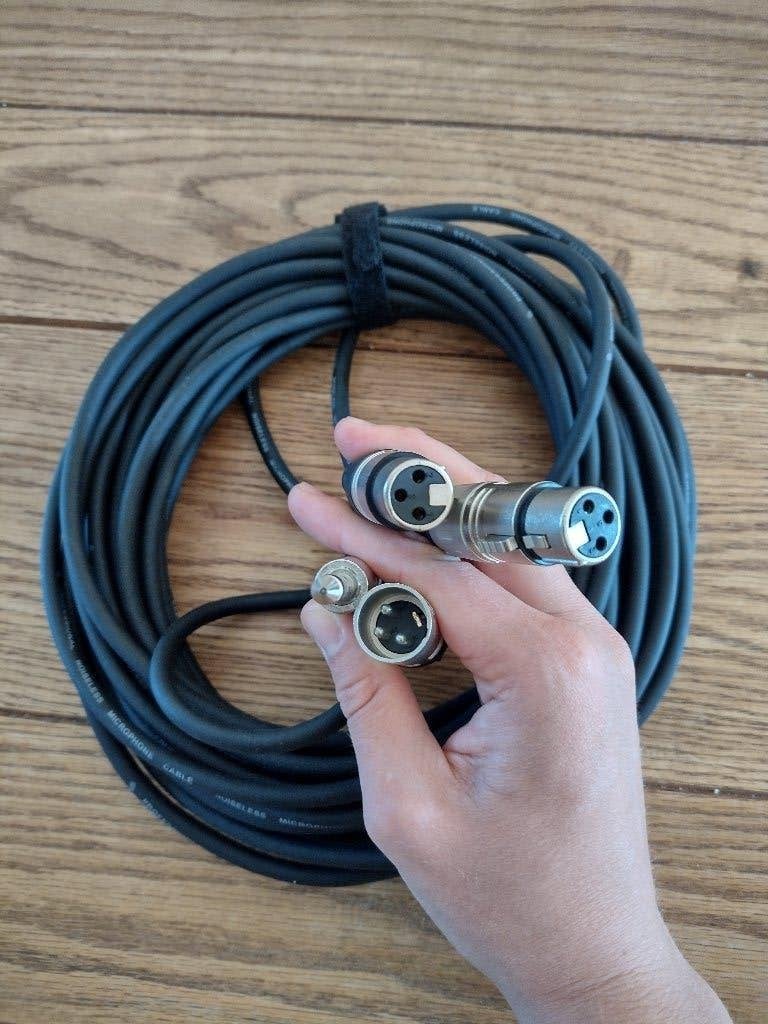 2 Konig Microphone/Line Cables, Ophalen of Verzenden, Nieuw, Instrumentmicrofoon