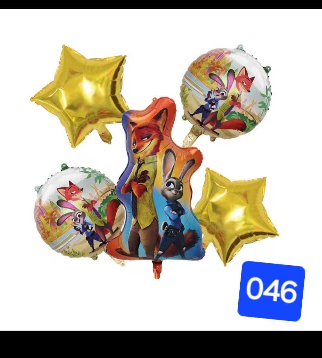 Zootropolis Zootopia Folieballonnen Set - Nieuw, Ophalen, Nieuw, Versiering, Verjaardag