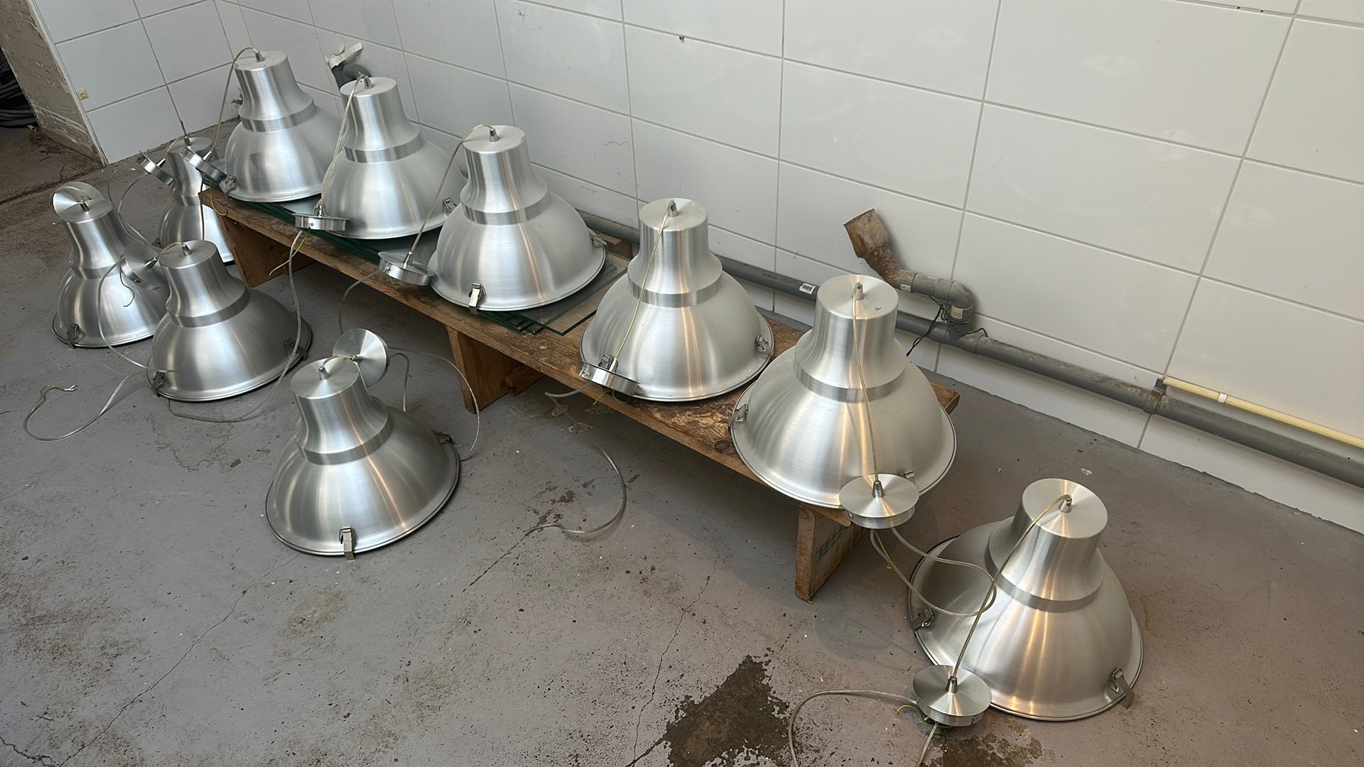 10 Lindby hanglampen industrieël design, Ophalen of Verzenden, Minder dan 50 cm