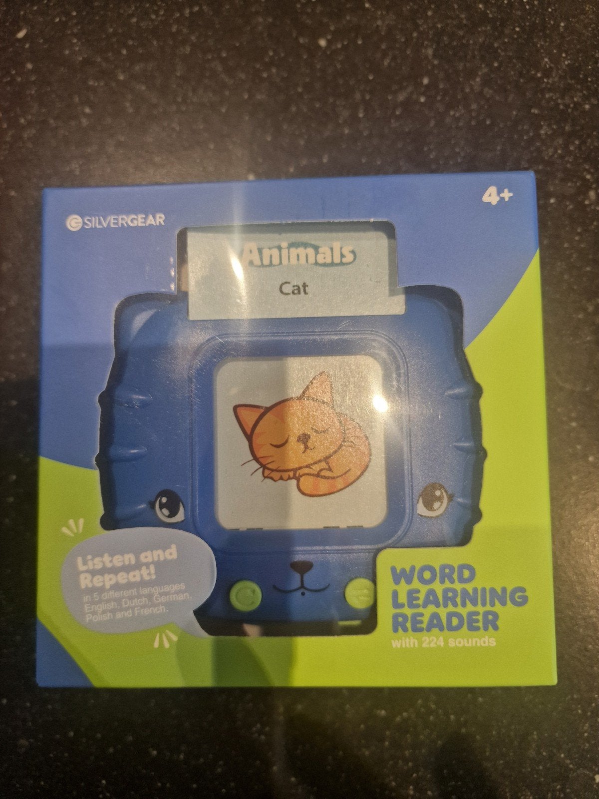 Silvergear Word Learning Reader met 224 geluiden, Ophalen of Verzenden, Zo goed als nieuw, Taal en Lezen, Met geluid