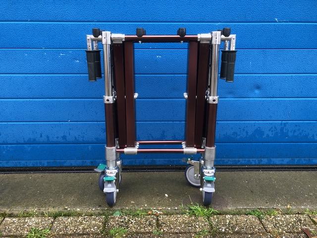 Bronskleurige schaarwagen of baarwagen van aluminium, Niet ingevuld, Niet ingevuld, Nieuw, Ophalen of Verzenden