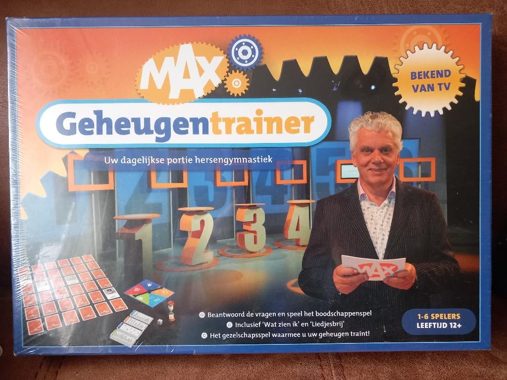 Max geheugentrainer, Vijf spelers of meer, Ophalen of Verzenden, Nieuw