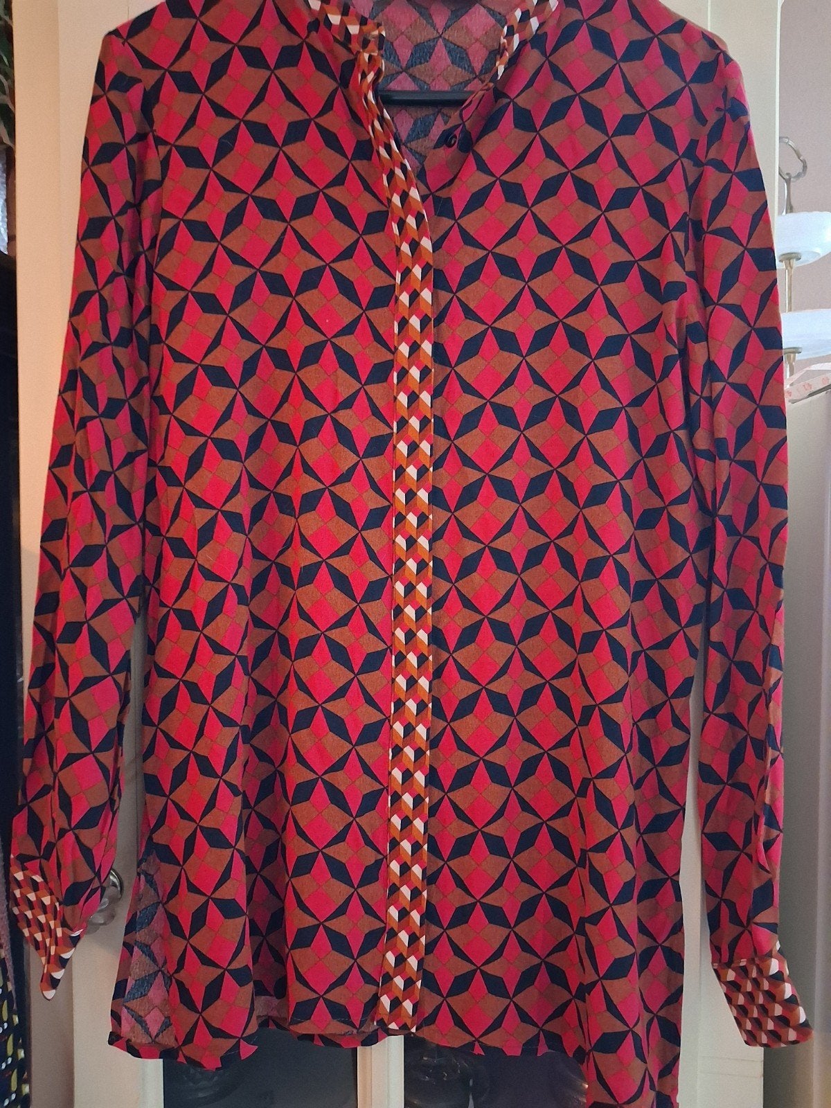 Blousje zara maat s/m zie oks, Ophalen of Verzenden, Zo goed als nieuw, Maat 38/40 (M)