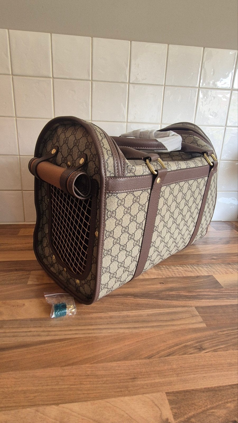 gucci reismand voor kleine hond of kat, Dieren en Toebehoren, Ophalen of Verzenden, Nieuw
