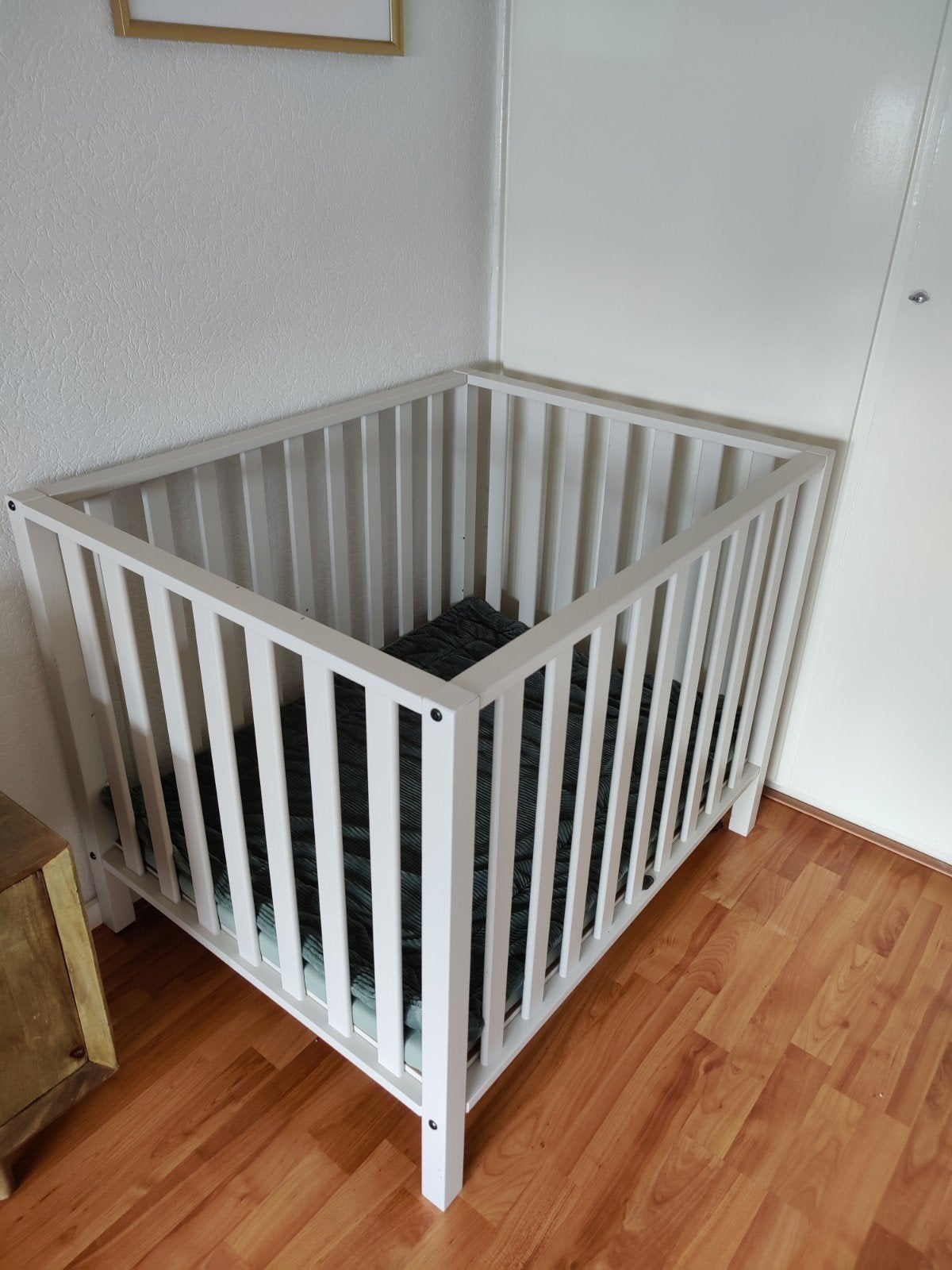 Babybox beige licht grijs, Ophalen, Zo goed als nieuw