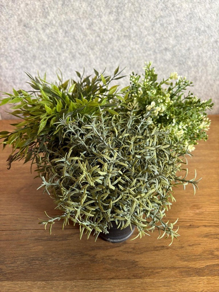 Partij diverse kunstplantjes in potjes (IKEA, 75 stuks), Ophalen, Groen, IKEA of Sweden AB, Onderhoudsvrij