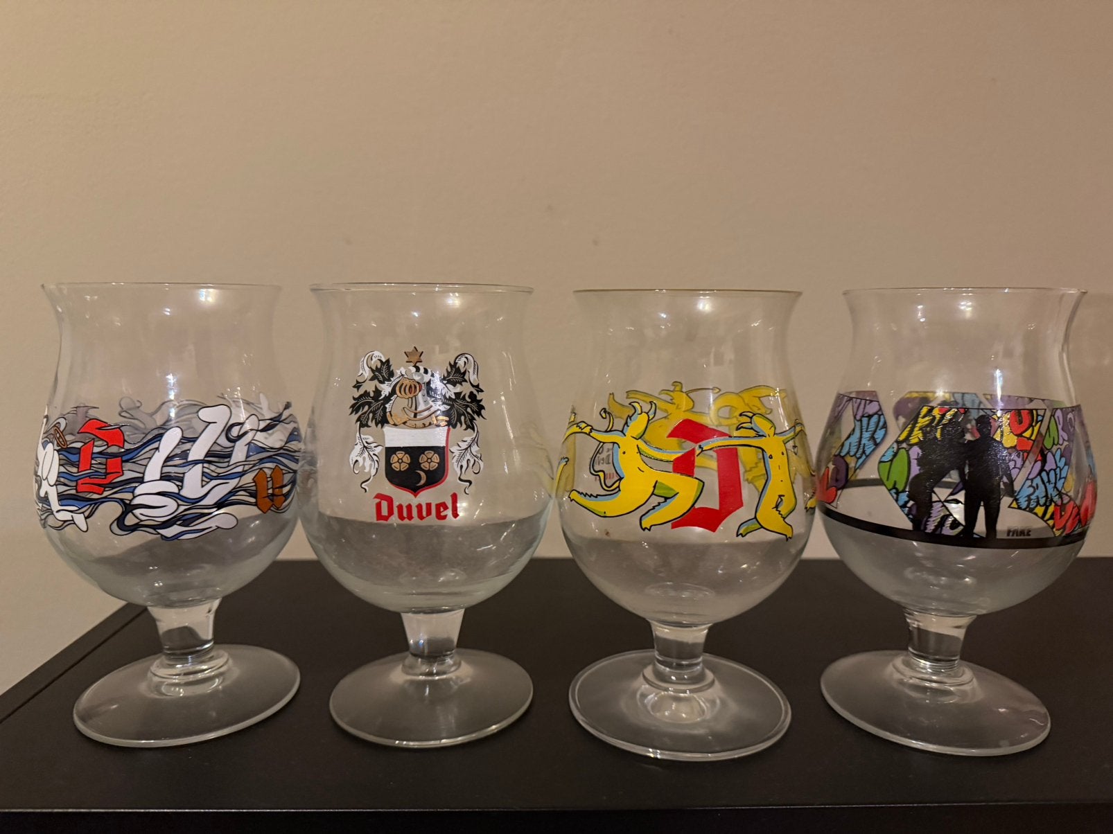 Duvel glazen, Verzamelen, Ophalen, Zo goed als nieuw, Glas of Glazen, Duvel