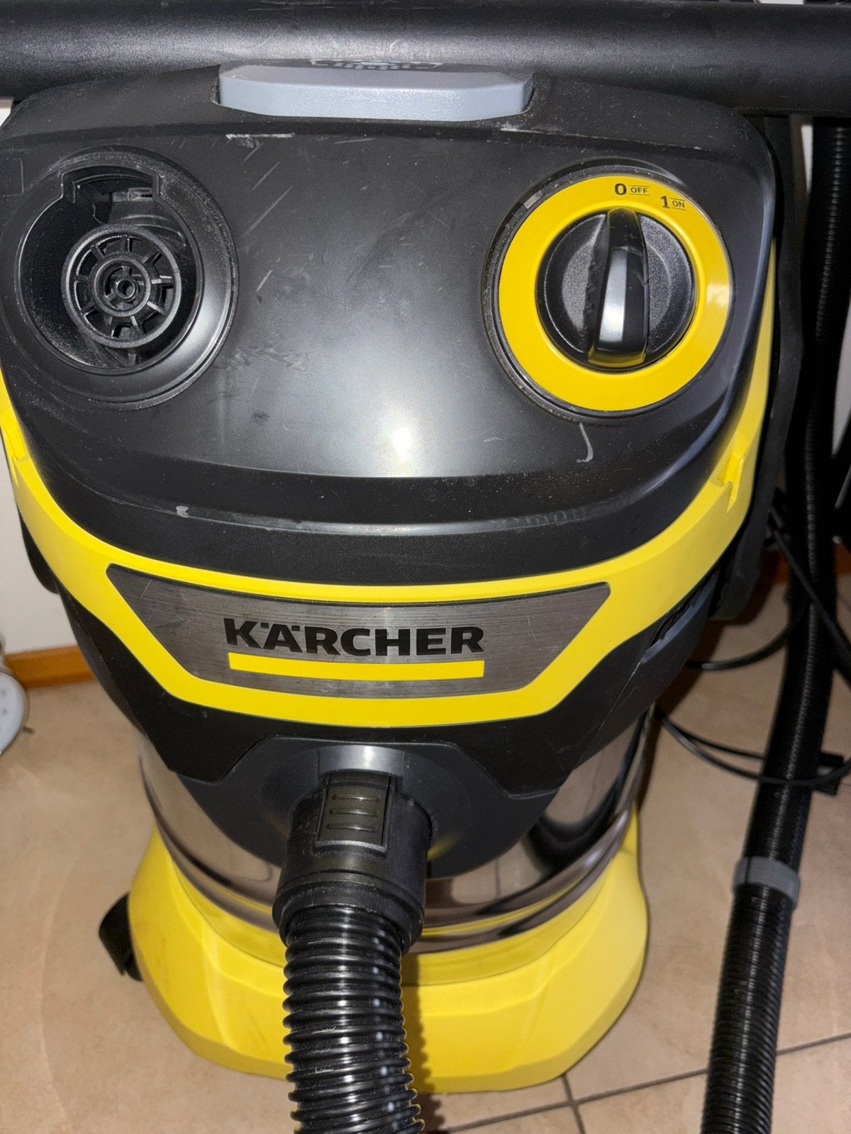 Kärcher stofzuiger, Doe-het-zelf en Verbouw, Ophalen, Gebruikt