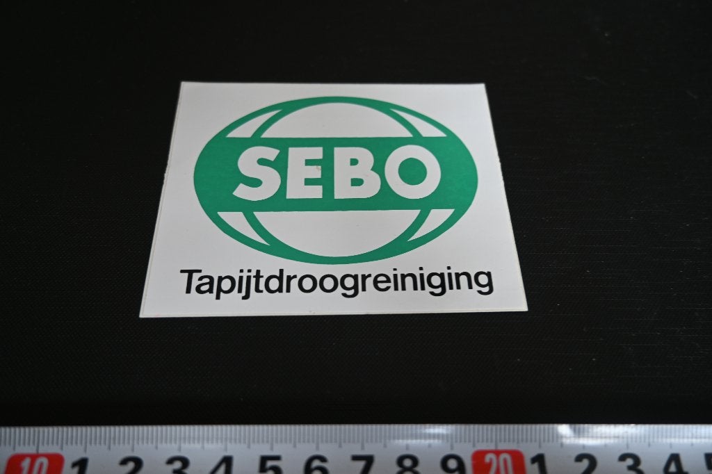 sticker SEBO Tapijtdroogreiniging, Ophalen of Verzenden, Zo goed als nieuw