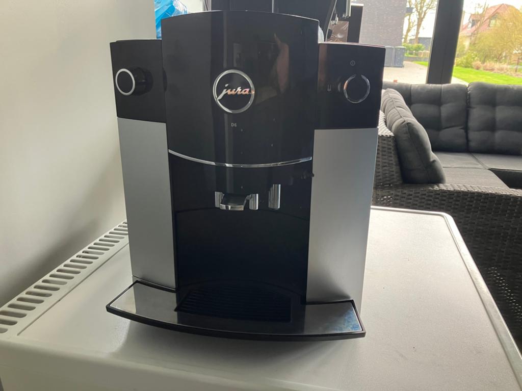 Jura D6, Ophalen, Koffiemachine