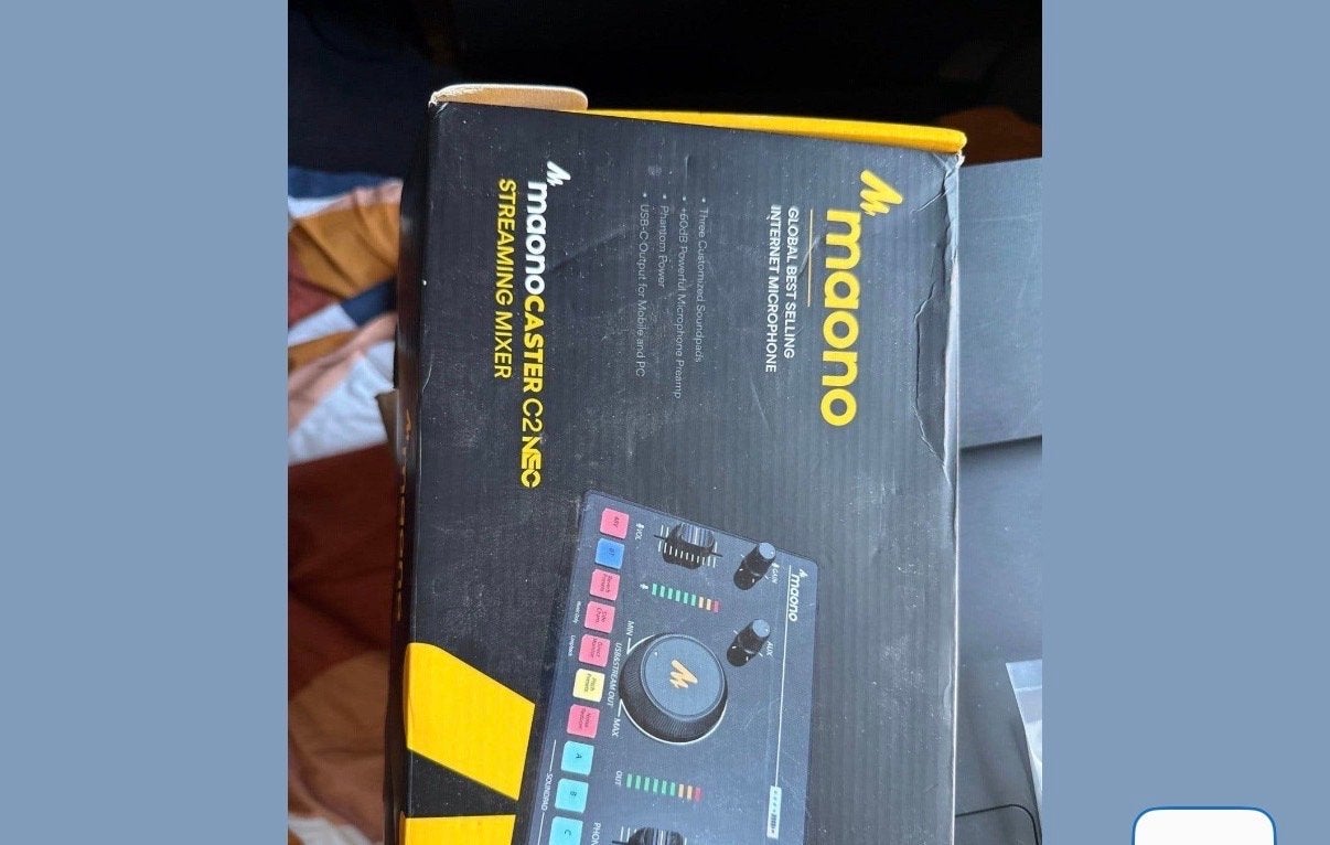 MaonoCaster C2-NEC Streaming Mixer, Ophalen of Verzenden, Gebruikt, Minder dan 5 kanalen, Microfooningang