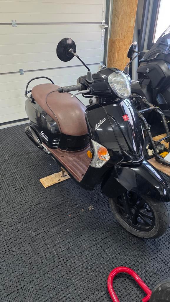 Kymco Like 50CC Snor (Blauwe Plaat), Fietsen en Brommers, Scooters | Kymco, Ophalen, Gebruikt, Maximaal 45 km/u, Like