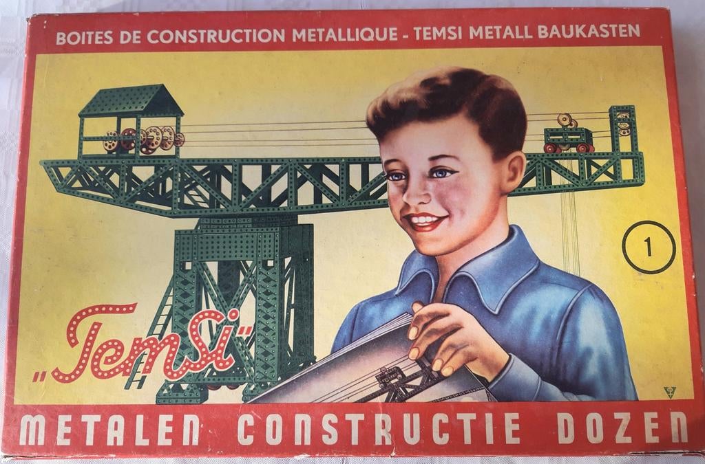 Temsi metalen constructie no 1, Ophalen of Verzenden, Zo goed als nieuw, Groter dan 1:32