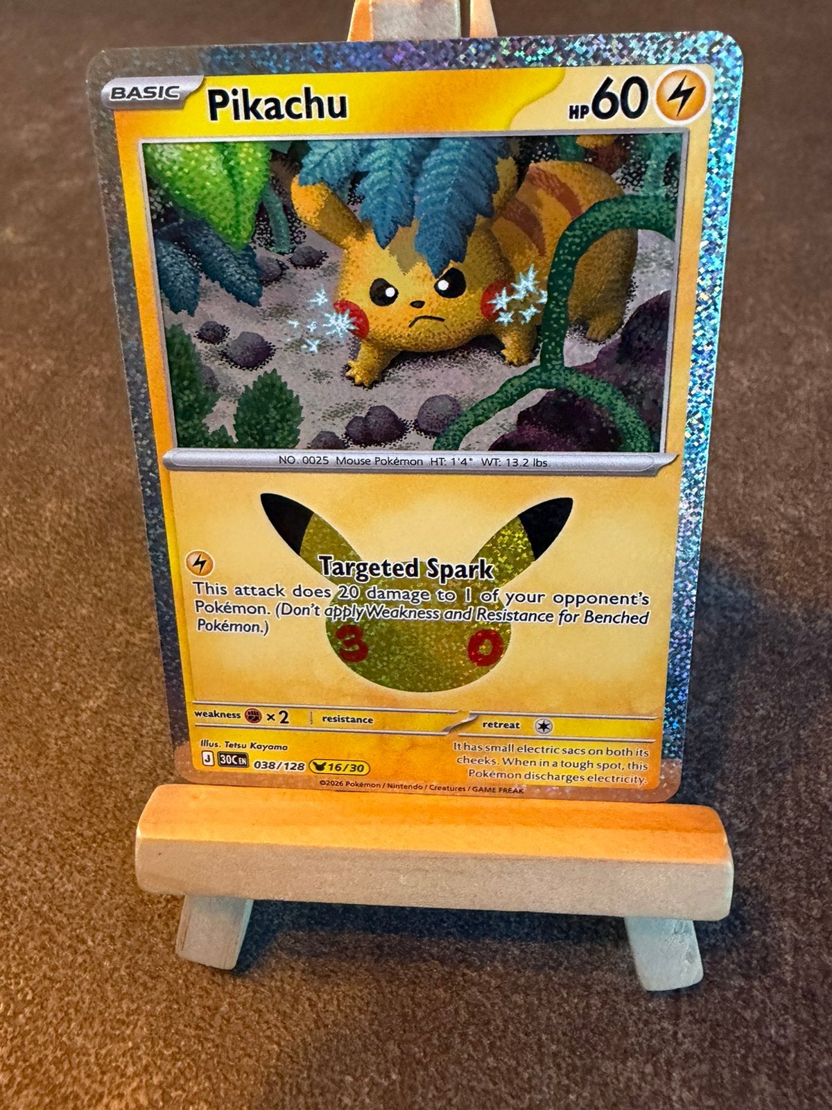 Pikachu 38 (16/30) Pokémon Celebration 30th, Ophalen of Verzenden, Zo goed als nieuw