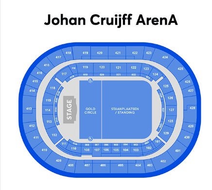 Bruno Mars Amsterdam zaterdag 4 Juli 2026 2x va k 418, Tickets en Kaartjes, Drie personen of meer, Juli