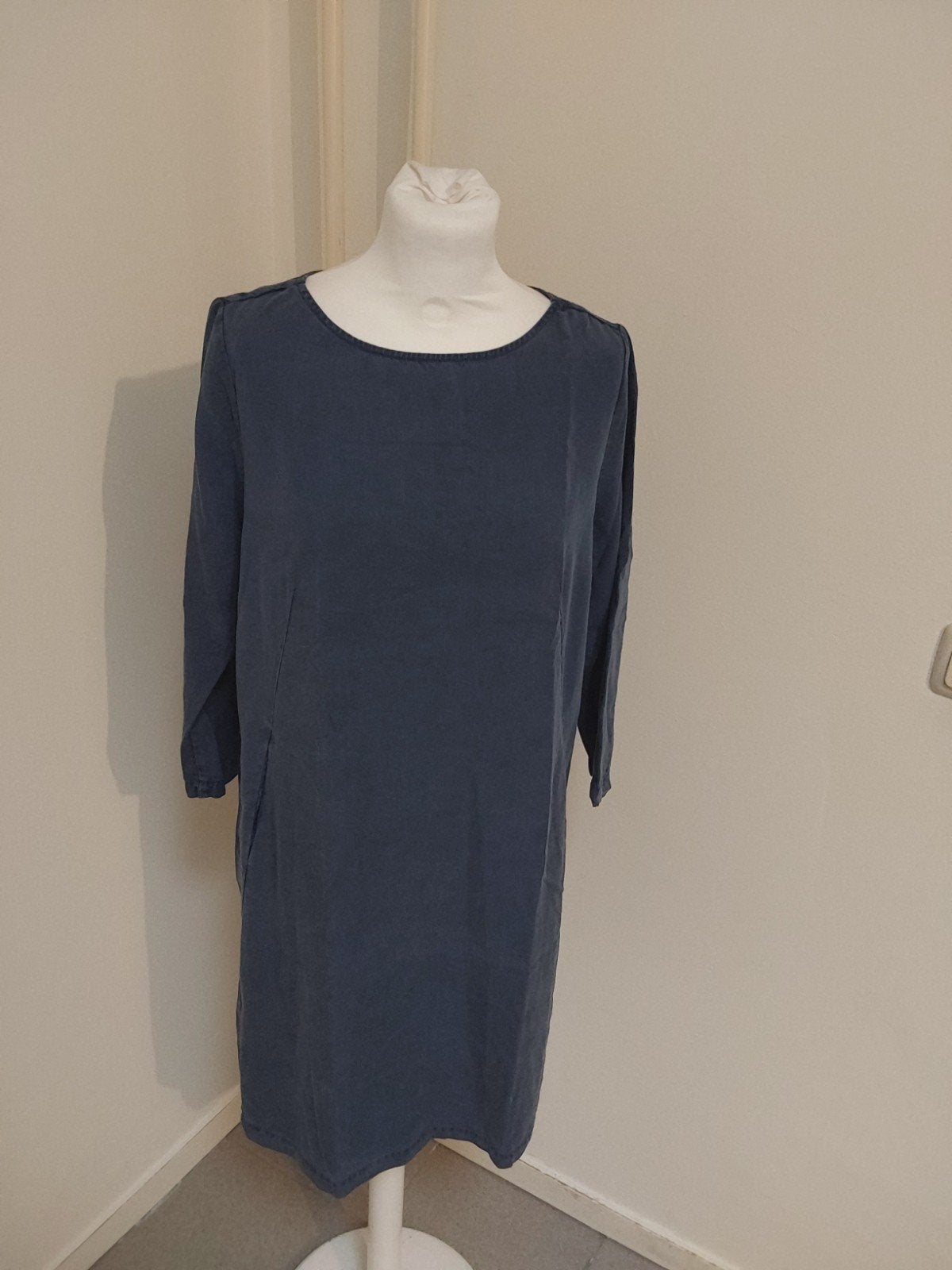 Prachtige denimlook jurk van By Bar maat S, Kleding | Dames, By bar, Ophalen of Verzenden, Zo goed als nieuw, Maat 36 (S)