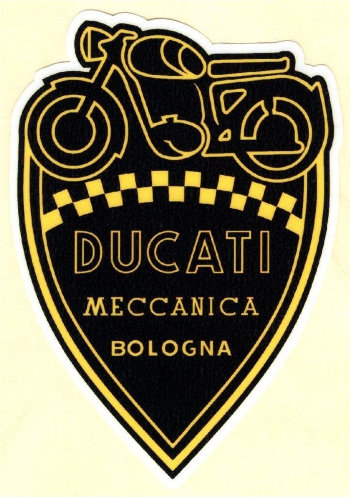 Ducati Meccanica Bologna sticker #2, Verzenden