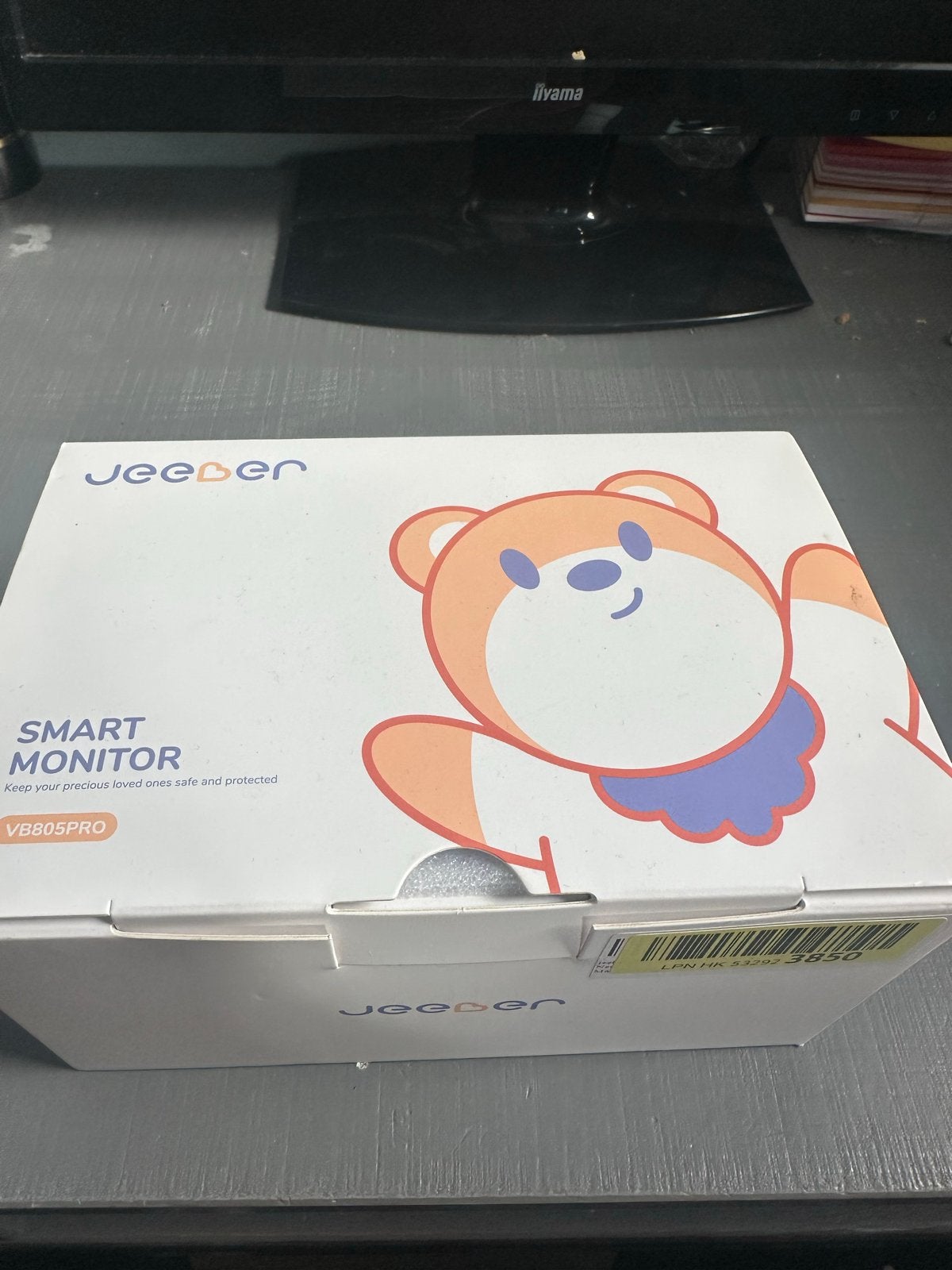 (In verpakking)Jeeber Smart Monitor Babyfoon, Ophalen of Verzenden, Nieuw, 100 tot 250 meter, Camera