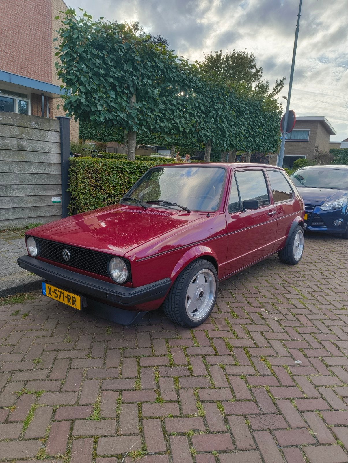 Volkswagen 1982 Rood, Stof, Zwart, 70 pk, 1000 kg