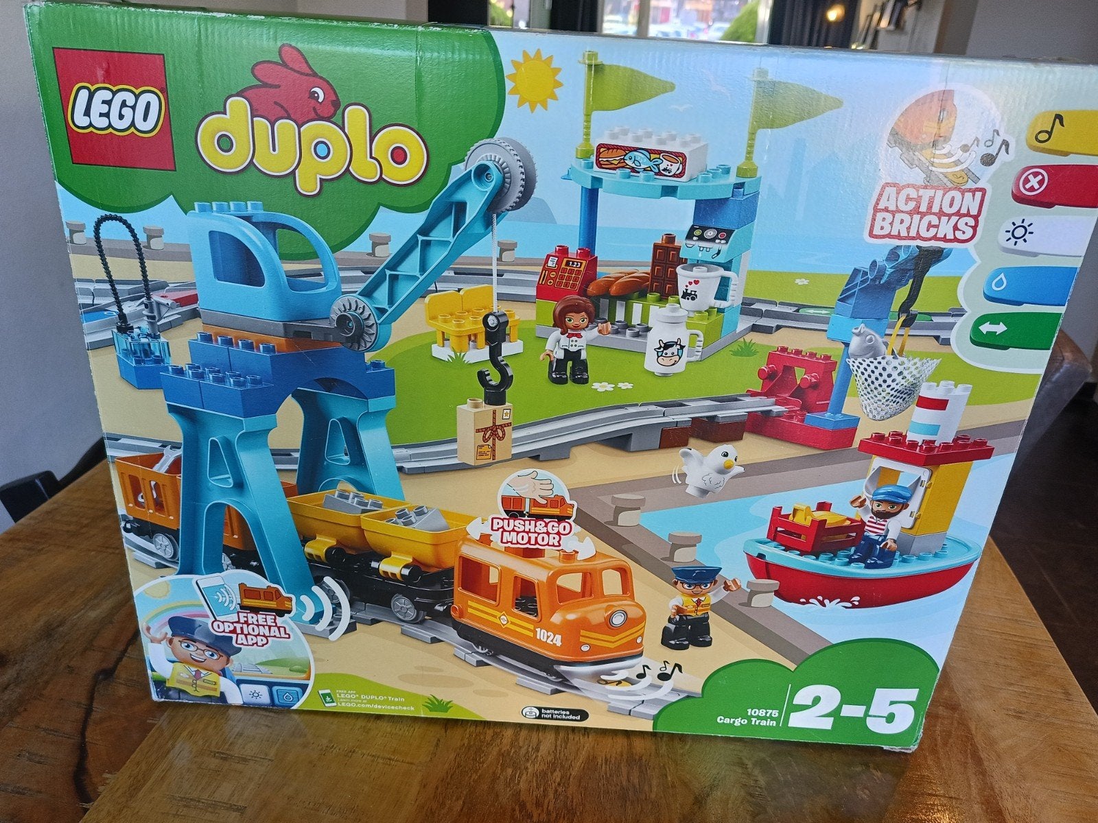 Lego duplo trein 10875 + Extra's, Ophalen, Duplo