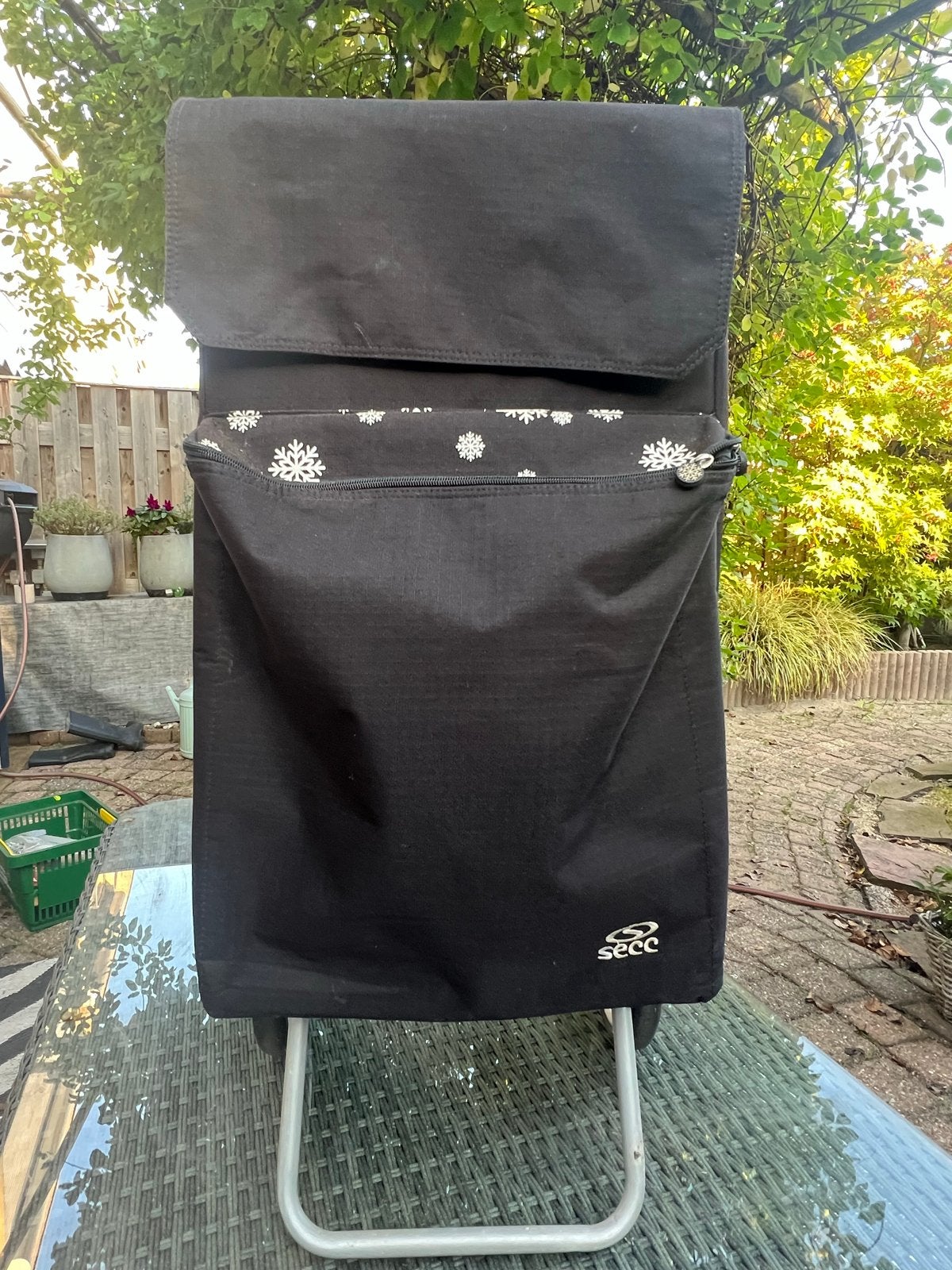 Secc boodschappen trolley., Ophalen, Uitschuifbare handgreep, 30 cm of meer, Gebruikt