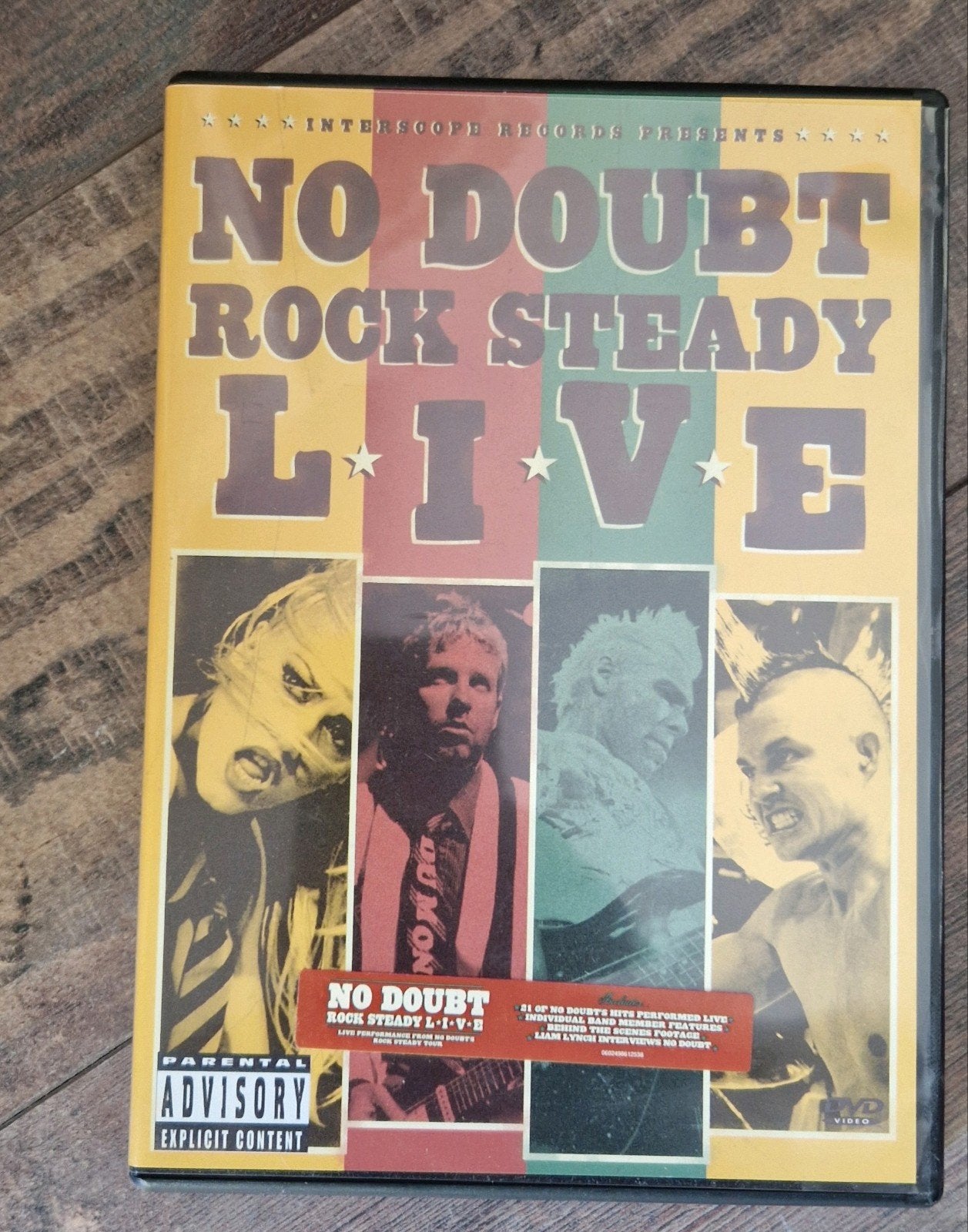 No Doubt - Rock Steady Live DVD, Alle leeftijden, Ophalen, Zo goed als nieuw, Concert
