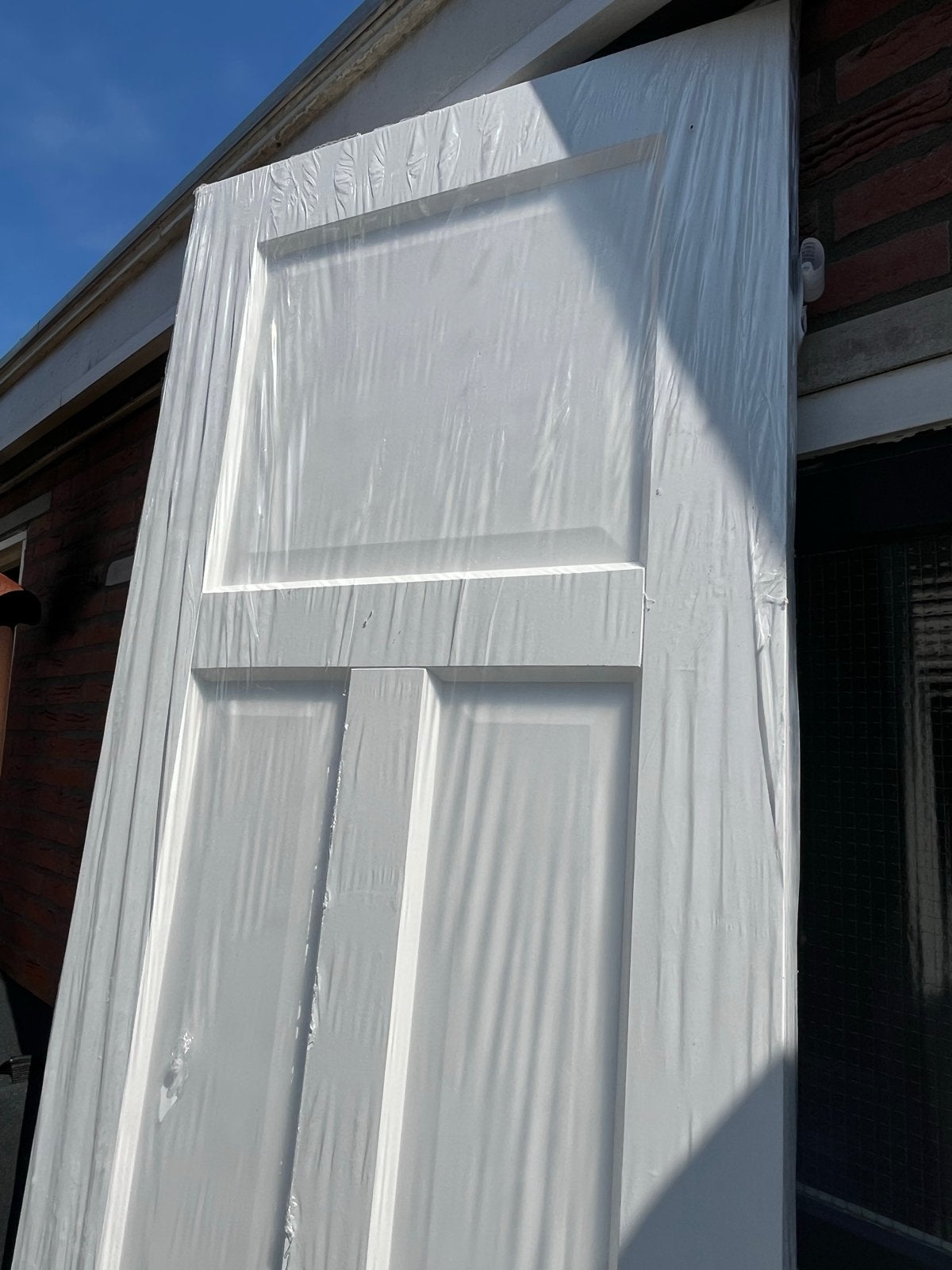 Nieuwe witte houten binnendeur, ongebruikt, Doe-het-zelf en Verbouw, Deuren en Horren, Ophalen, Minder dan 80 cm, 215 cm of meer