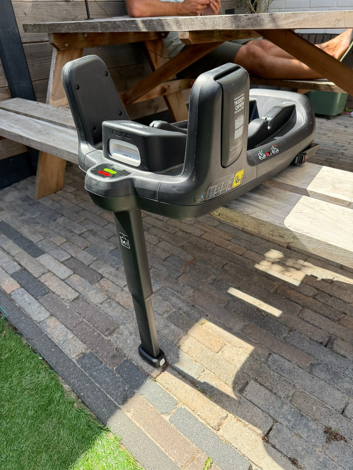 Nuna x Bugaboo Isofix Base voor Nuna Turtle Air autostoel, Gebruikt, Zijbescherming, Isofix, 0 t/m 13 kg