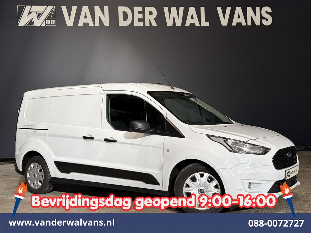 Ford Transit Connect 1.5 EcoBlue 120pk L2H1 Euro6 Airco | 3-, Auto's, Bestelauto's, Voorwielaandrijving, Stof, Gebruikt, 4 cilinders