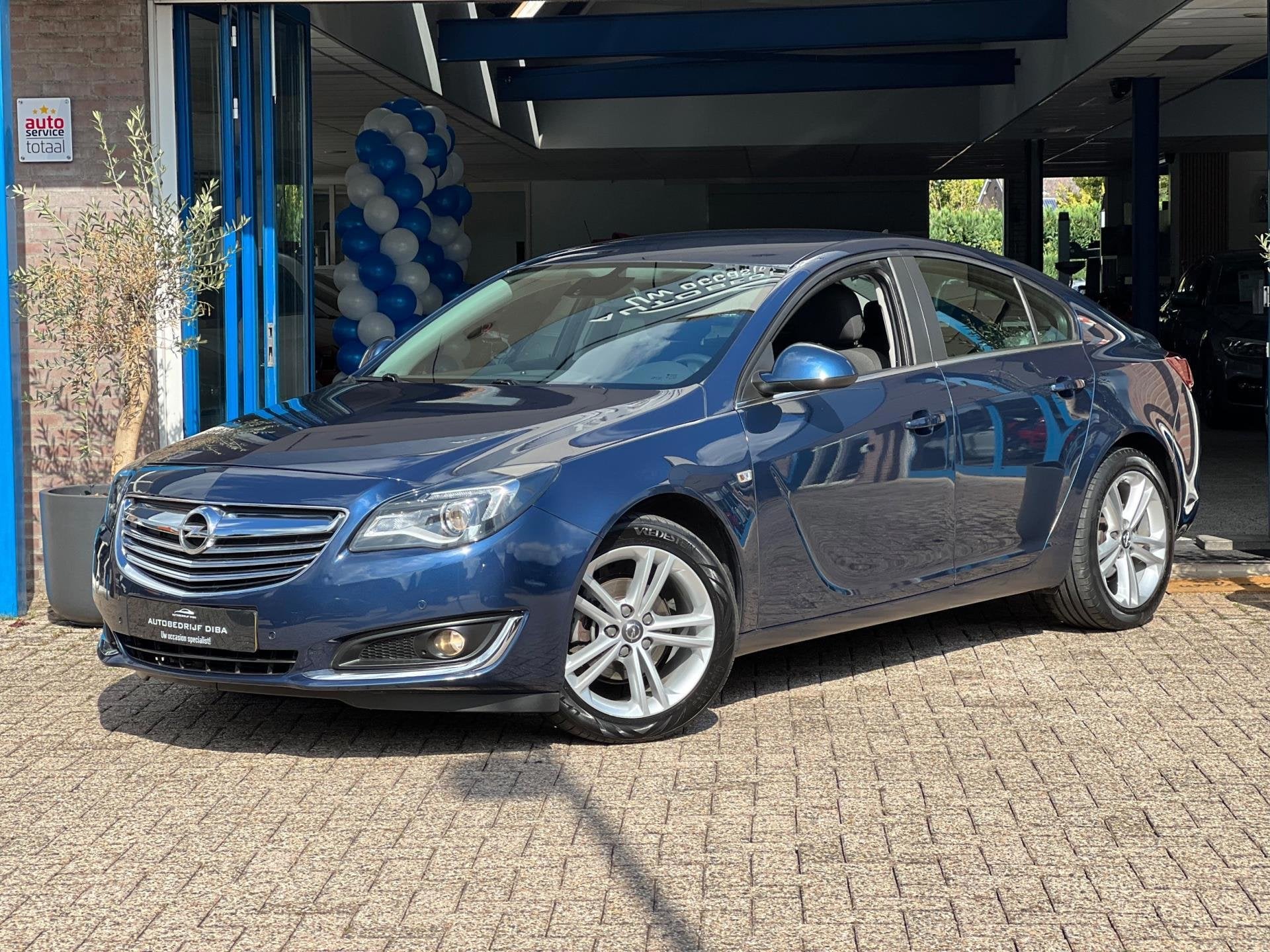 Opel Insignia 1.4 T EcoFLEX Business+ 2014 NAVI CLIMA NAP, Auto's, Dealer onderhouden, 4 cilinders, Blauw, Origineel Nederlands
