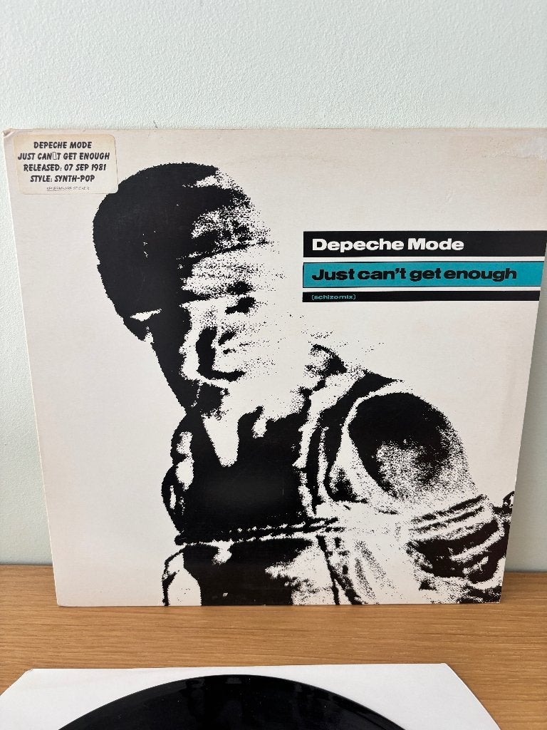 Maxi - Depeche Mode - Just can't get enough (Schizo mix), Cd's en Dvd's, Vinyl | Dance en House, LP, Reissue, Ophalen of Verzenden