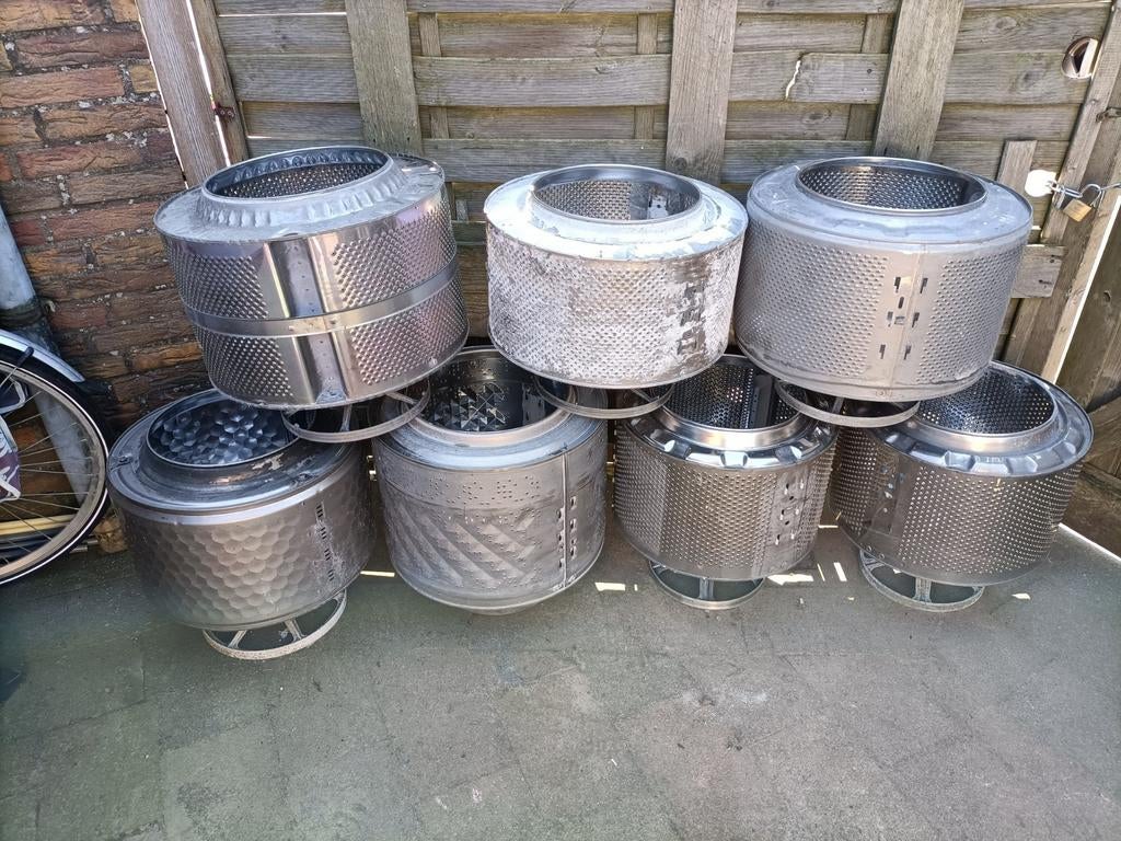 Vuurkorf, vuurton wasmachine trommel kampvuur, Tuin en Terras, Vuurkorven, Ophalen, Nieuw