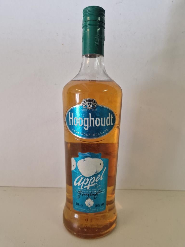 Hooghoudt Appel likeur 1 liter, Verzamelen, Ophalen