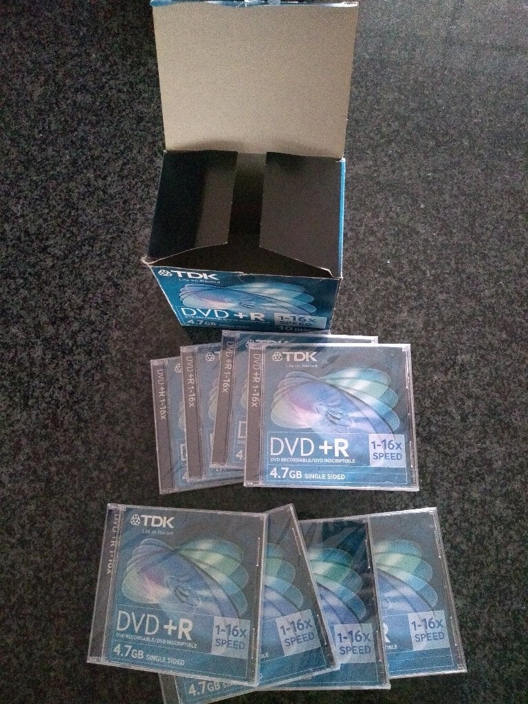TDK DVD+R 4.7GB 1-16x Speed Recordable DVD's, Ophalen of Verzenden, Nieuw, Dvd, TDK