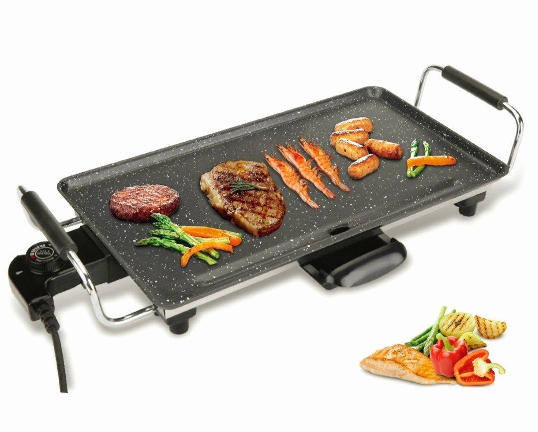 Electrische grilplaat 2000W bakplaat 46x26 cm NIEUW IN DOOS, Huis en Inrichting, Keuken | Keukenbenodigdheden, Nieuw, Royal Swiss