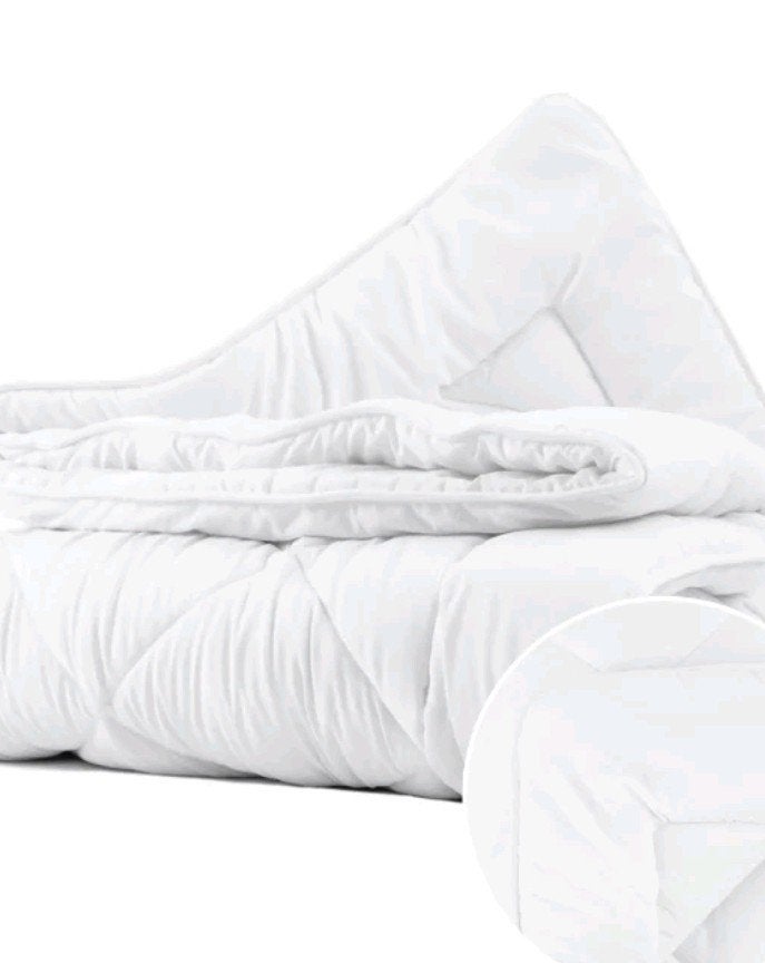 Sleeptime Zomerdekbed Wit 240x220 - Micropercal, Wit, Sleeptime, Ophalen of Verzenden, Deken of Dekbed