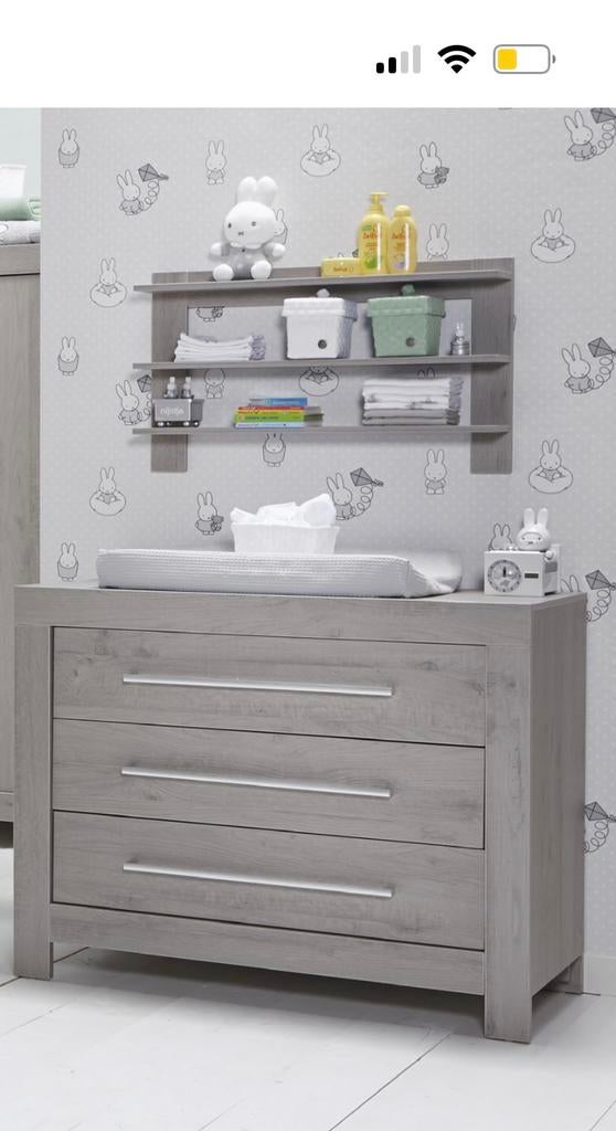 Interbaby Florida commode+wandrek beige/grijs, heel goed!, Ophalen, 50 tot 70 cm, 100 cm of meer, Zo goed als nieuw