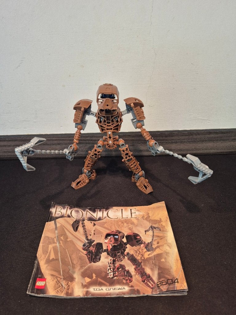 Lego Bionicle 8604 Toa Onewa, Gebruikt, Bionicle, Lego, Compleet