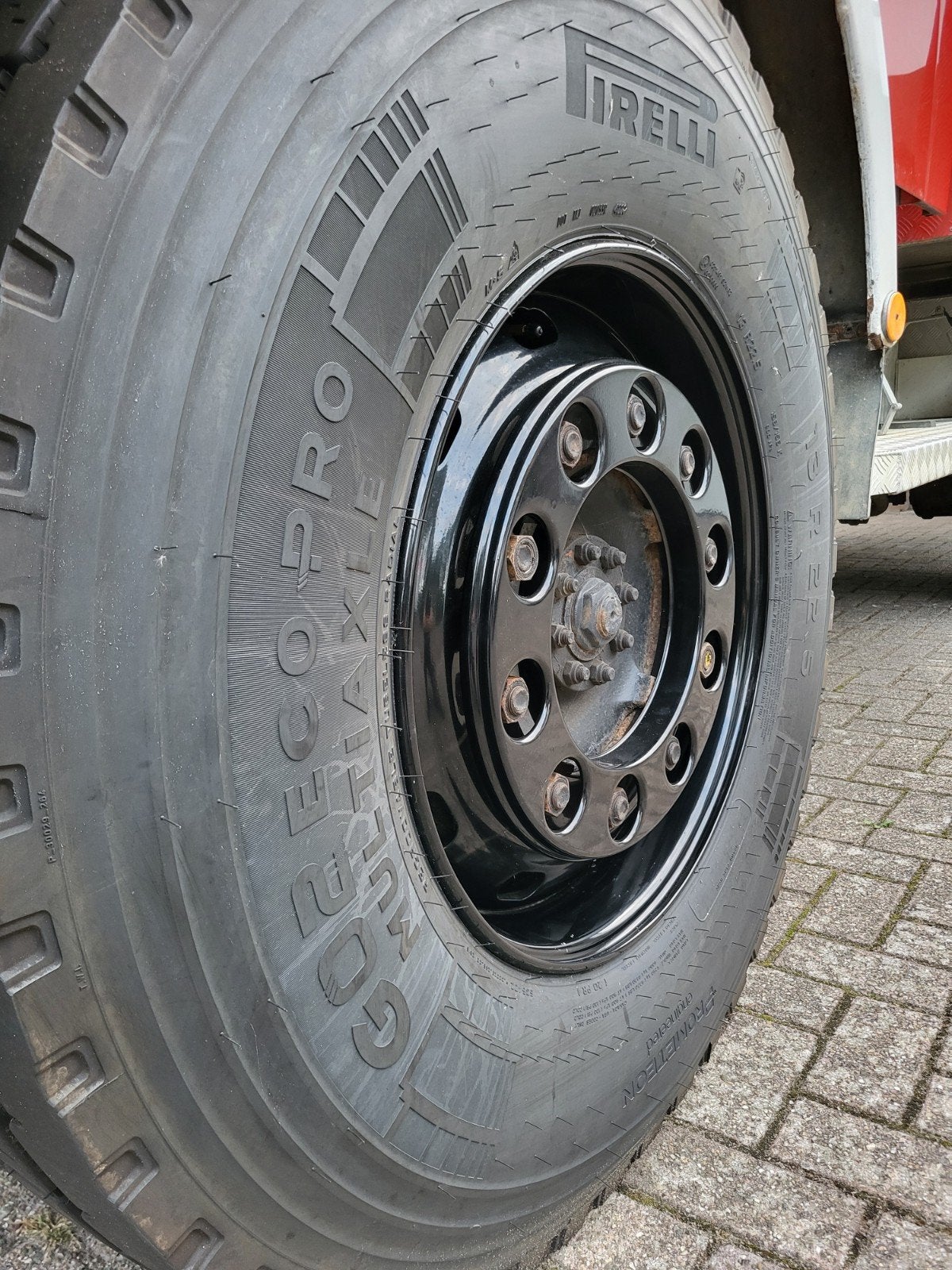 Vrachtwagen wielen zwart gecoat 13 r22.5 3pmsf, Ophalen of Verzenden